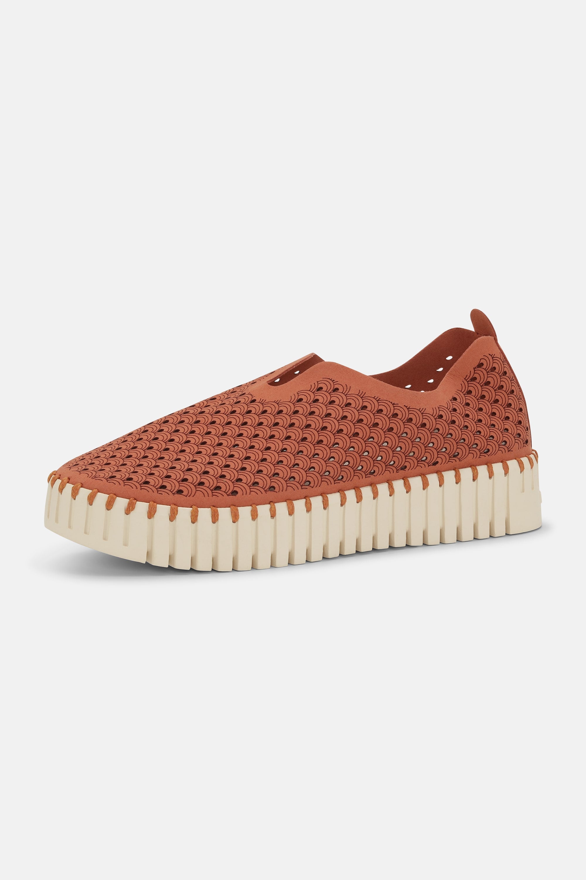 Platform Tulip Slipper - Light Brick